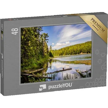 Puzzle puzzle 48 dílků „Jezero Lost Lake, Britská Kolumbie, Kanada“