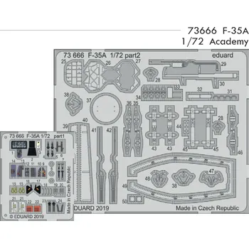 Plastikový model Eduard 1/72 F-35A (ACADEMY)