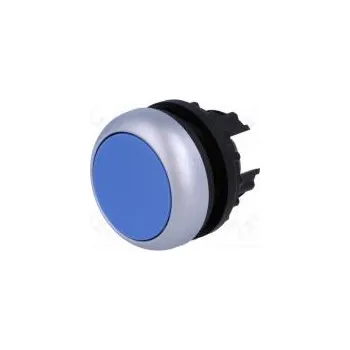 spínač Přepínač tlačítkový 1-polohové 22mm modrá Podsv není IP67