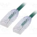 Patch cord F/UTP,TX6A-28™ 6a drát Cu LSZH zelená Dél 5m
