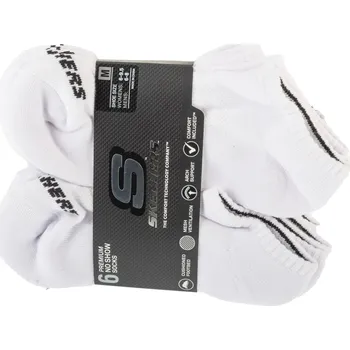 Dámské ponožky Dámské ponožky Skechers 6 párů Core Lowcut Md S118209-WHT