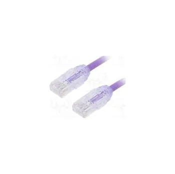 Síťový kabel Patch cord F/UTP,TX6A-28™ 6a drát Cu LSZH fialová Dél 3m