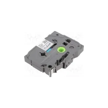 Pásek do tiskárny Páska 12mm 8m průhledná Barva znaku černá