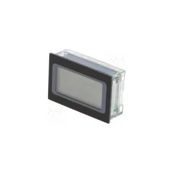 Panelový voltmetr DC LCD 3,5-místný 9,75 mm,podsvětlený