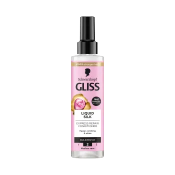 Vlasová regenerace Gliss expres balzám200 ml Liquid Silk