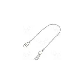 Pojistné lanko Povlak PVC nerezavějící ocel 320mm