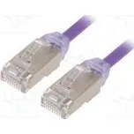 Patch cord F/UTP,TX6A-28™ 6a drát Cu LSZH fialová Dél 5m