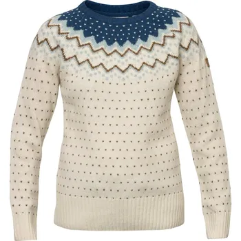 Dámská mikina svetr dámský FJÄLLRÄVEN Övik Knit Sweater W Glacier Green - XS