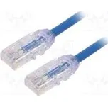 Patch cord F/UTP,TX6A-28™ 6a drát Cu LSZH modrá Dél 5m 28AWG