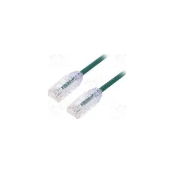 Síťový kabel Patch cord TX6-28™,U/UTP 6 lanko Cu LSZH zelená Dél 5m 28AWG