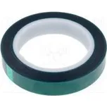 Páska izolační W 19mm L 66m Thk 0,06mm zelená silikonové