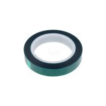 Izolační páska Páska izolační W 19mm L 66m Thk 0,06mm zelená silikonové