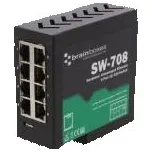 Switch Ethernet nespravovatelný Počet portů 8 5÷30VDC DIN