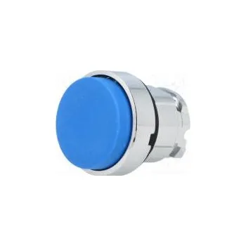 spínač Přepínač tlačítkový 1-polohové 22mm modrá Podsv není IP66