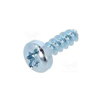 Vrut Vrut pro plasty 4x12 Hlava válcová plochá,Torx® 1,51mm,TX20