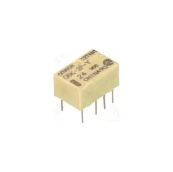 Relé Relé elektromagnetické DPDT Ucívky 24VDC 0,3A/125VAC PCB