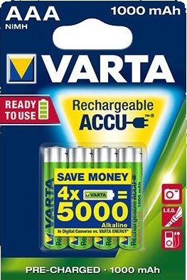Varta 4x Dobíjecí Baterie 5703
