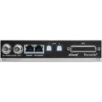 Focusrite ISA ADN8 Dante A/D Card