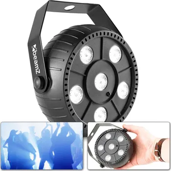 Světelný efekt BeamZ PLP12 Bateriový Party PAR 6X 1W Bílá