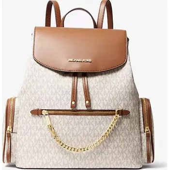 Městský batoh MICHAEL KORS dámský batoh Jet Set Large Logo Backpack světlý