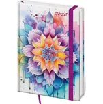 Týdenní diář 2026 A5 Vario Mystic s gumičkou