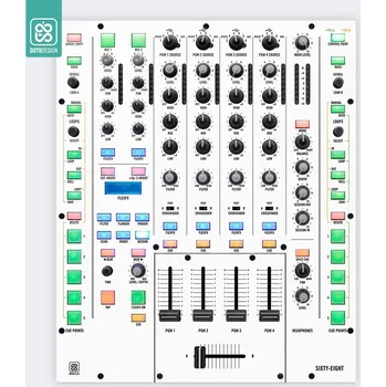 Hi-Fi komponenty Doto Design Skin Sixty-Eight 68 FULL COLORS White