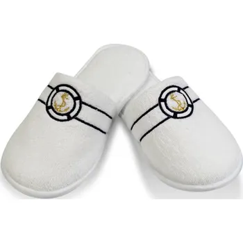 Pánské pantofle Soft Cotton Pánské pantofle MARINE MAN, námořnický vzor