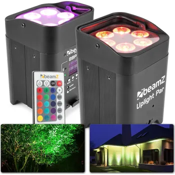 Světelný efekt BeamZ BBP96 Set 2x Uplight PAR s bezdrátovým DMX