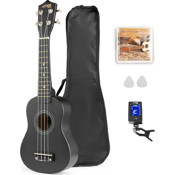Ukulele Max UKEY Set ukulele a příslušenství, černý