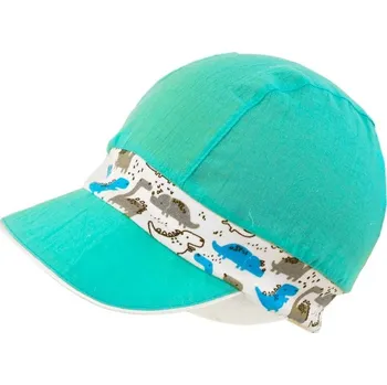 Kojenecká čepice ROCKINO Letní chlapecká kšiltovka, tyrkysová Varianta: 46cm