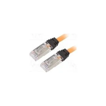 Síťový kabel Patch cord S/FTP,TX6A™ 10Gig 6a lanko Cu LSZH oranžová 26AWG