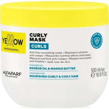 Vlasová regenerace Yellow Professional Alfaparf CURLY MASK 500 ml - CURLS - YELLOW PROFESSIONAL