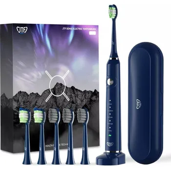 Péče o chrup Elektrický zubní kartáček JTF P200 Pink, cestovní pouzdro, náhradní hlavice 6 ks