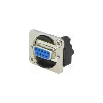 Elektrická zásuvka Přechod spojka EH z obou stran,D-Sub 9pin zásuvka stříbrná