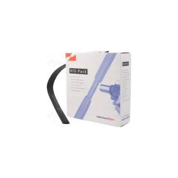 Teplem smrštitelná trubička 2 1 12,7mm L 5m černá kartónové