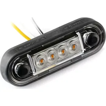 Přední světlomet LED poziční světlo, 12-30V, dual color- Bílá a oranžová