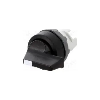 Stavebniny Přepínač otočný 2 polohy 22mm černá Podsv není IP66 -25÷70°C