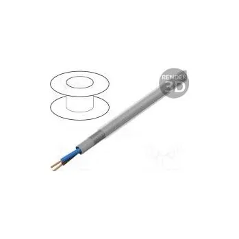 elektrický kabel LAPP 0035004 Vodič ÖLFLEX® CLASSIC 100 CY 2x0,75mm2 PVC průhledná,šedá