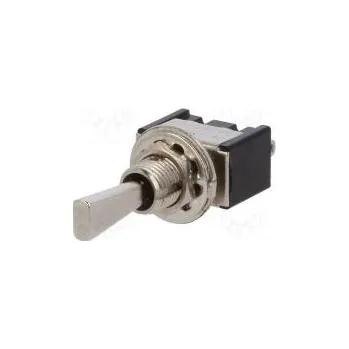Elektroinstalační materiál Přepínač páčkový Polohy 3 SP3T (ON)-OFF-(ON) 3A/250VAC 20mΩ