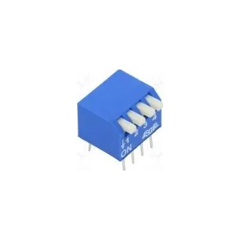 Síťový prvek Přepínač DIP-SWITCH Počet sekcí 4 OFF-ON 0,025A/24VDC pol 2