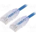 Patch cord TX6-28™,U/UTP 6 lanko Cu LSZH modrá Dél 1m 28AWG