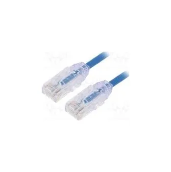 Síťový kabel Patch cord TX6-28™,U/UTP 6 lanko Cu LSZH modrá Dél 1m 28AWG