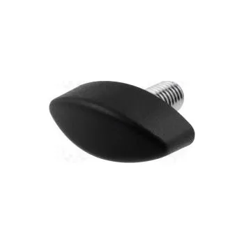 Knoflík Motýlkový knoflík Vněj.závit M5 10mm H 13mm polyamid W 25mm