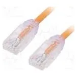 Patch cord F/UTP,TX6A-28™ 6a drát Cu LSZH oranžová Dél 1m