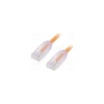 Síťový kabel Patch cord F/UTP,TX6A-28™ 6a drát Cu LSZH oranžová Dél 1m