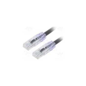 Síťový kabel Patch cord TX6A™ 10Gig,U/UTP 6a drát Cu PVC černá Dél 2m