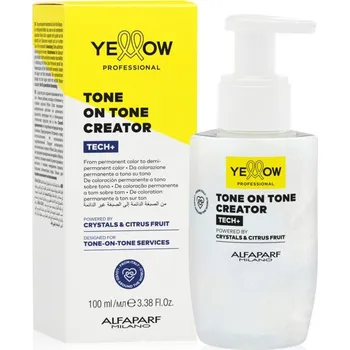 Barva na vlasy Yellow Professional Alfaparf TONE ON TONE CREATOR 100 ml - Aditivum pro barvení tón v tónu - TECH+ YELLOW PROFESSIONAL