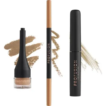Přípravek na oči Profusion set na úpravu obočí Ultimate Brow Sculpt, Blonde, 0,07g + 1,8g + 4ml