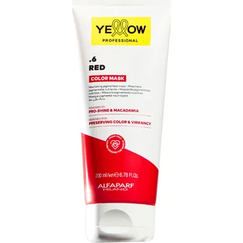 Vlasová regenerace Yellow Professional Alfaparf .6 RED 200 ml - COLOR MASK - YELLOW PROFESSIONAL