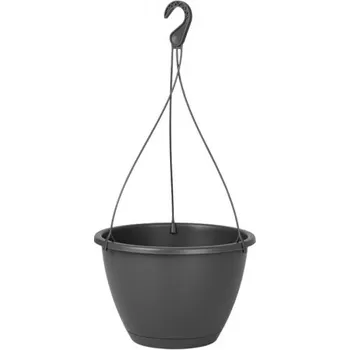 Nohel Garden Květník ALGARVE závěsný s podmiskou d25x17cm